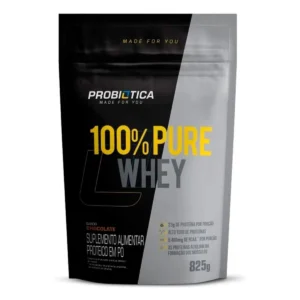 100% Pure Whey Sabor Chocolate Refil com 825g Probiótica