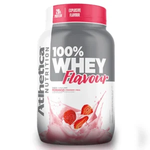 100% Whey Flavour Morango 900G Atlhetica