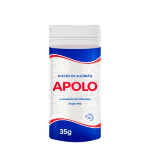 Algodão Apolo Discos Hidrófilo Limpeza Facial 35g