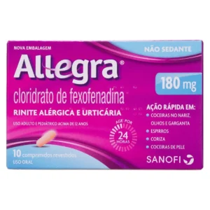 Allegra 180mg 10 Comprimidos