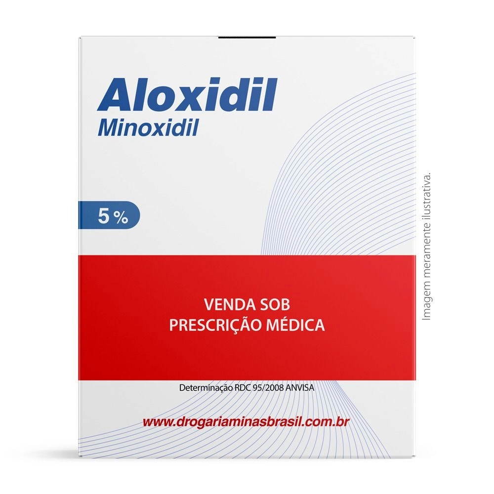 Aloxidil Minoxidil 5% Solução Capilar 60ml Com Válvula Spray TheraSkin