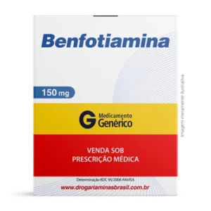 Benfotiamina 150mg Com 30 Comprimidos Revestidos