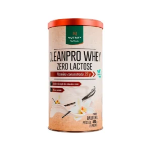 Cleanpro Whey Nutrify Real Foods Zero Lactose Baunilha 450g