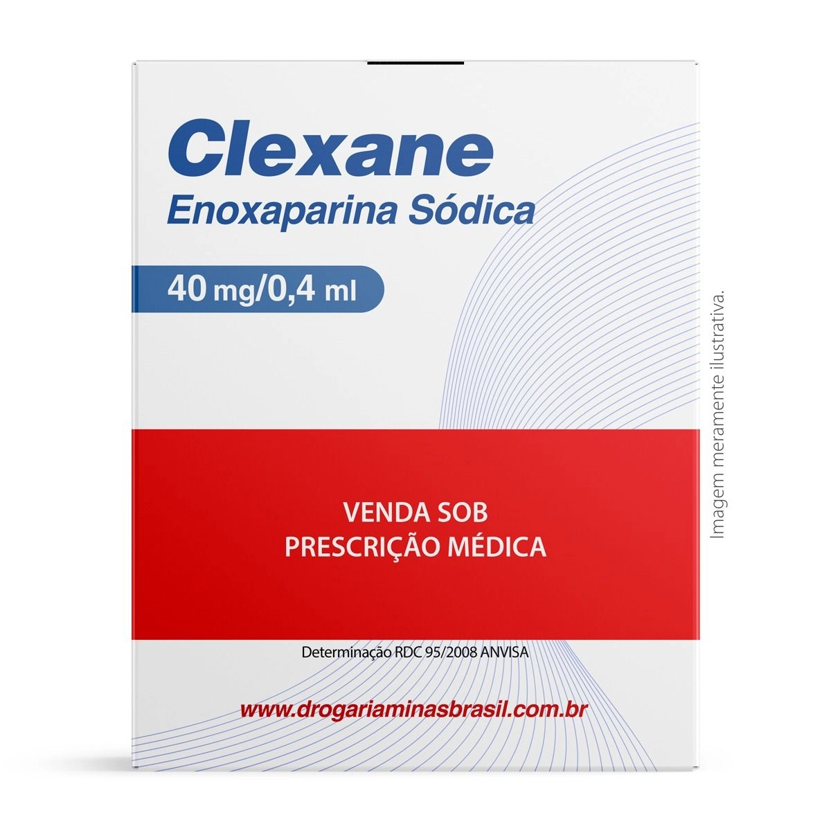 Clexane 40mg/0,4mL Injetável Com 10 Seringas 0,4mL Cada