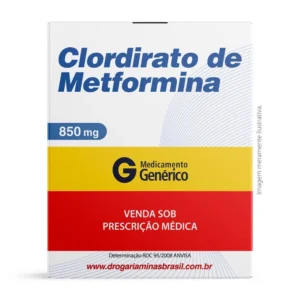 Clordirato de Metformina 850mg com 30 COmprimidos Revestidos Genérico Multilab