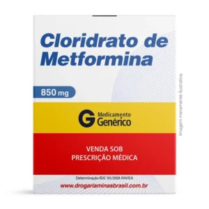 Cloridrato De Metformina 850mg 30 Comprimidos Genérico Vitamedic