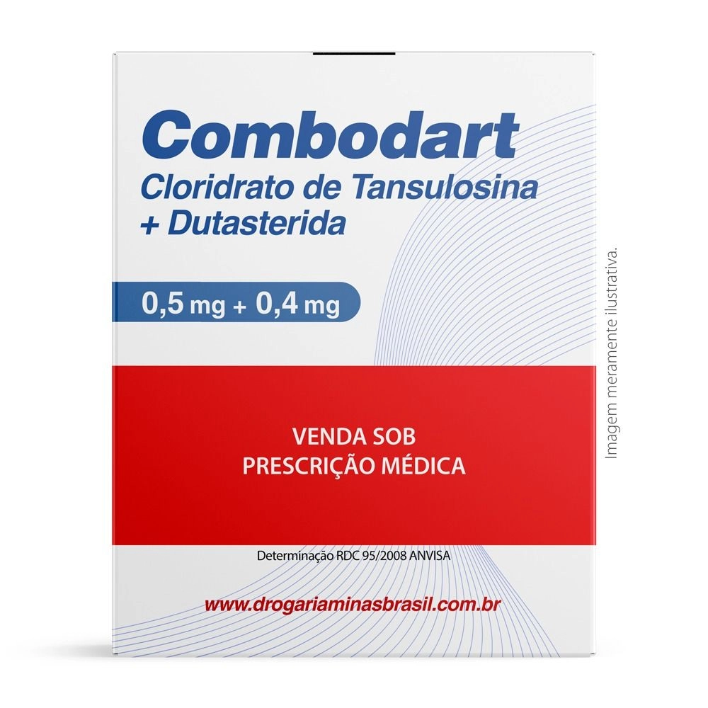 Combodart 0,5 + 0,4 mg com 30 Cápsulas