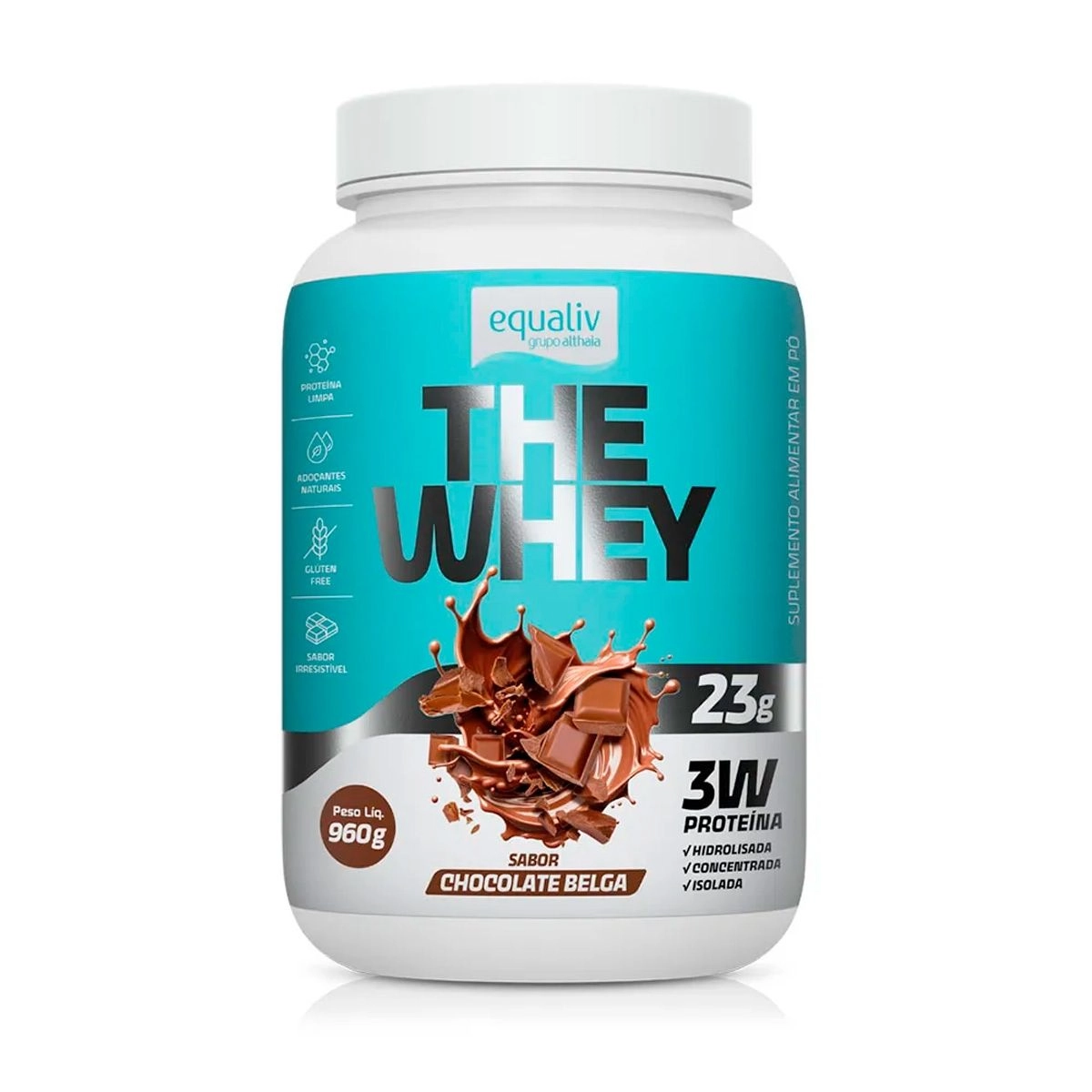 Equaliv The Whey Chocolate Belga 480g