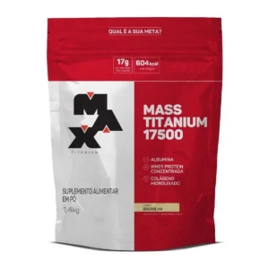 Mass Titanium 17500 Max Titanium Sabor Baunilha 1,4 KG