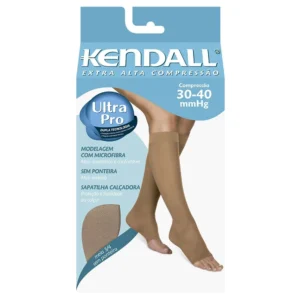 Meia Elástica Kendall 3/4 Tamanho Médio Cor Mel 30-40 MMHG Ref:411902