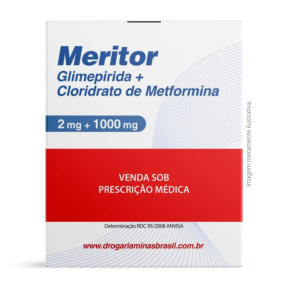 Meritor 2/1000Mg C/30 Comprimidos