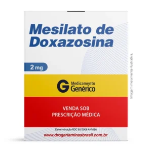Mesilato De Doxazosina 2Mg Com 30 Comprimidos Genérico Sandoz