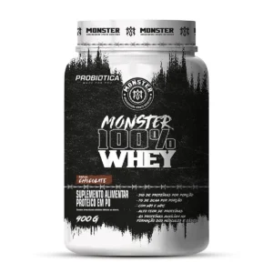 Monster 100% Whey Sabor Chocolate Com 900g Probiótica