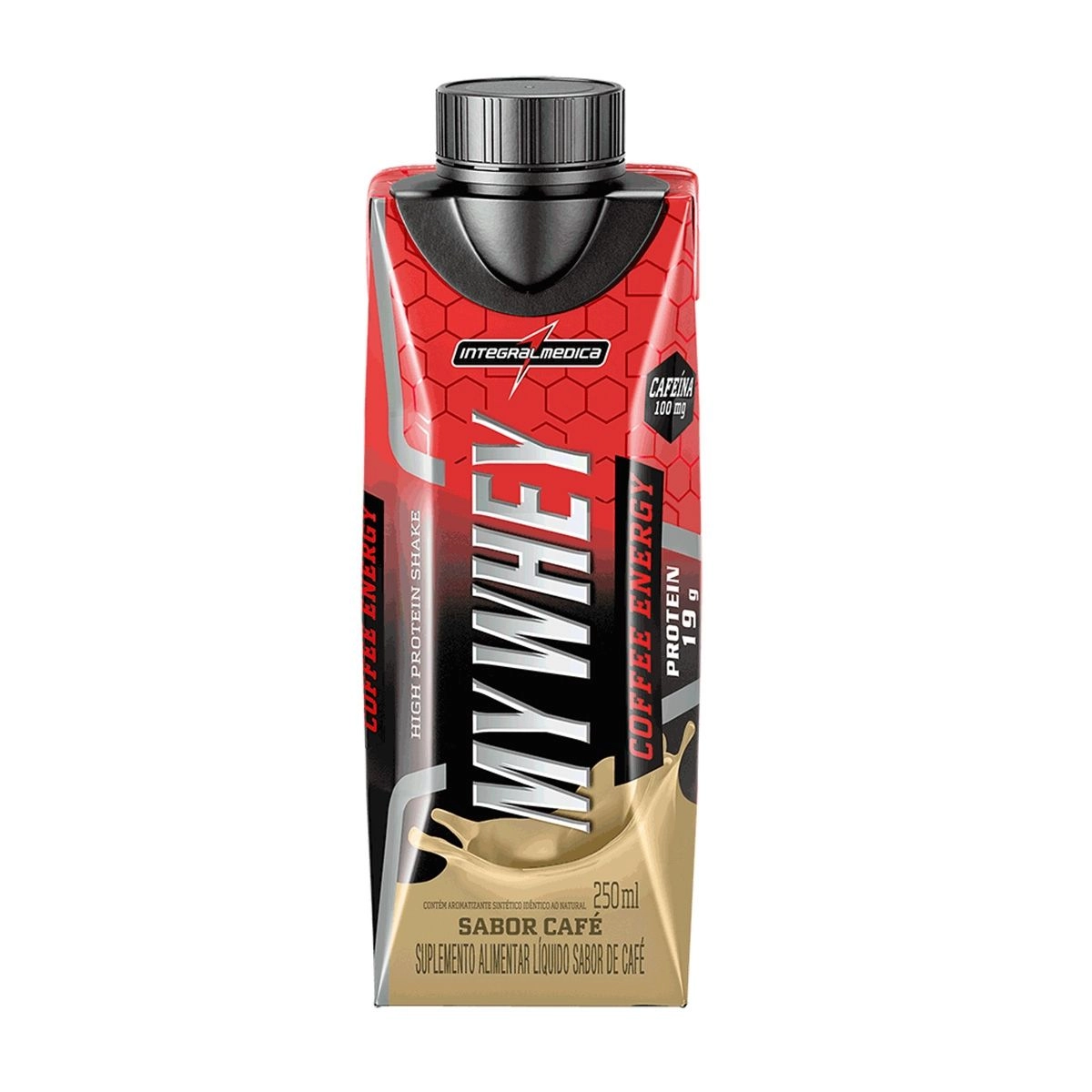 My Whey Protein Shake Pronto Sabor Café 250Ml Integralmédica