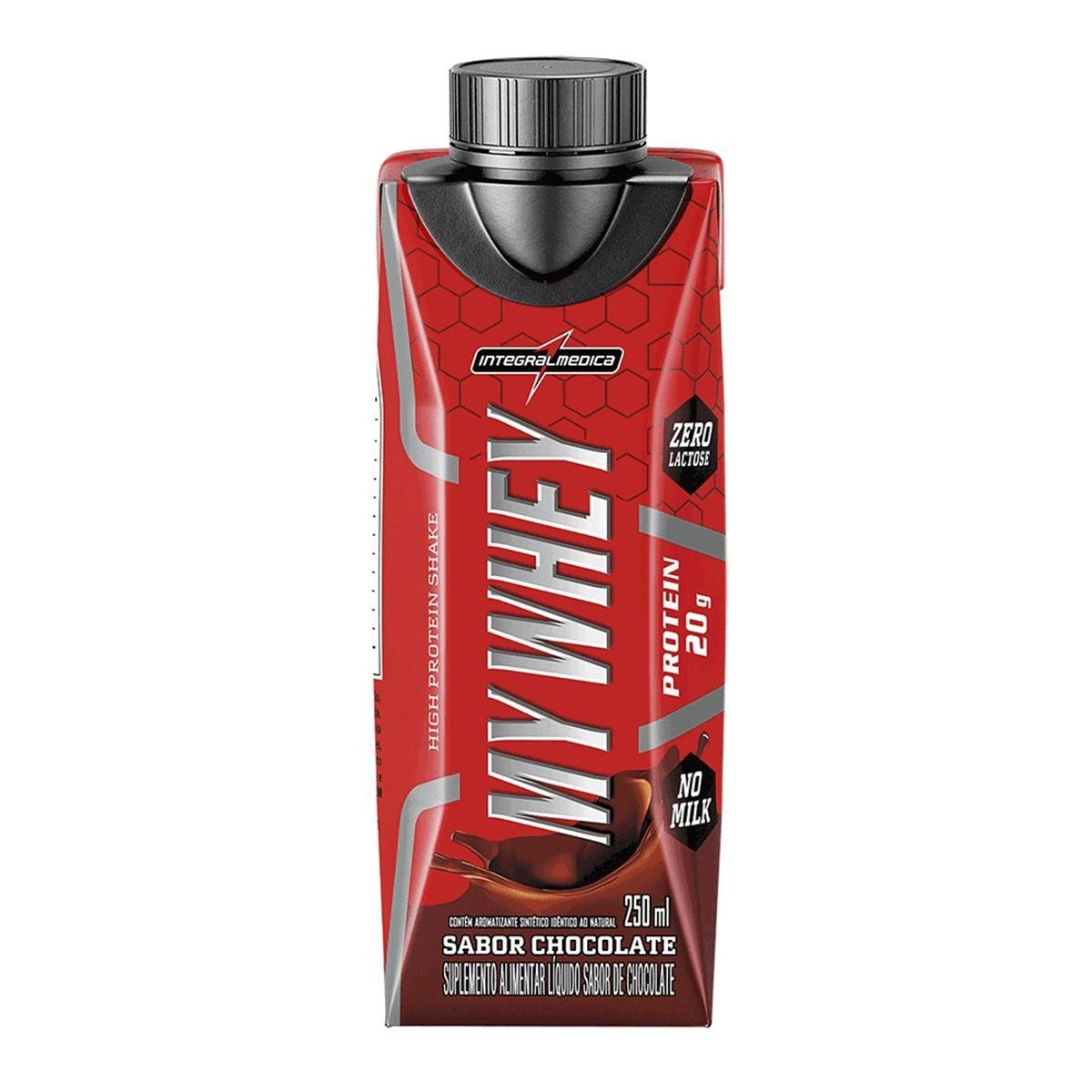My Whey Protein Shake Pronto Sabor Chocolate 250Ml Integralmédica