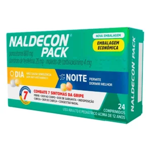 Naldecon Pack Dia e Noite com 24 Comprimidos
