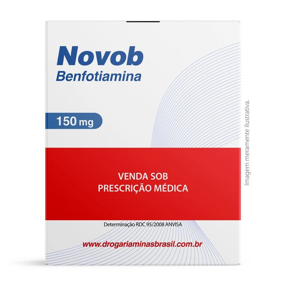 NovoB Benfotiamina 150mg Com 30 Comprimidos Biolab