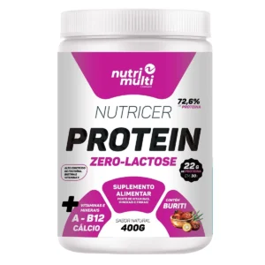 Nutricer Protein Zero Lactose Sabor Natural 400g NutriMulti