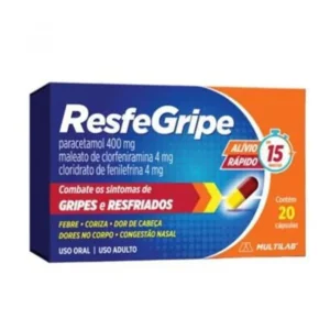 ResfeGripe Com 20 Cápsulas Multilab