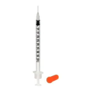 Seringa de Insulina Estéril Com Agulha Fixa 6X0,25Mm Com 1 Unidade Procare