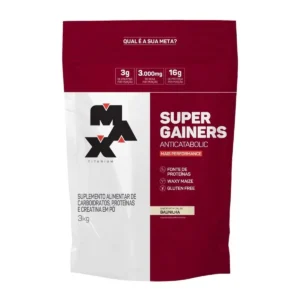 Super Gainers Max Titanium Refil Baunilha – 3kg