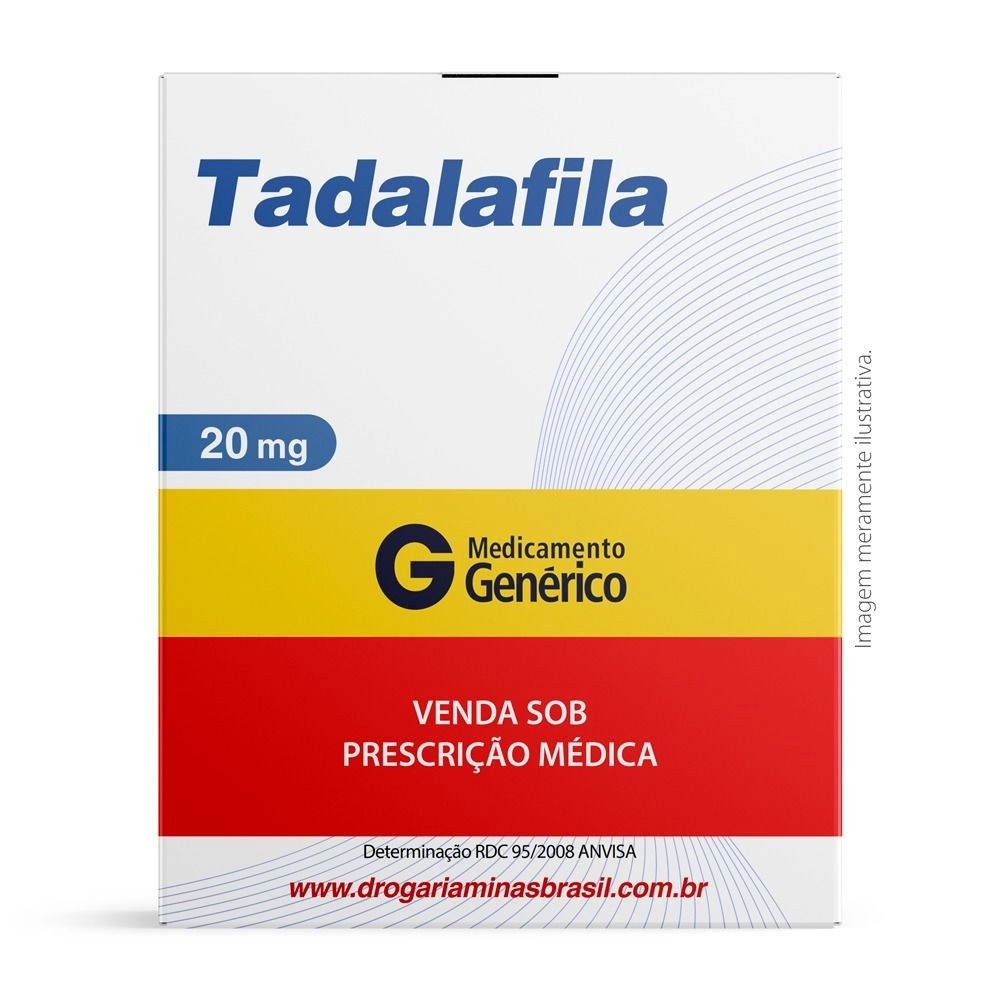 Tadalafila 20mg Com 4 Comprimidos Genérico Germed