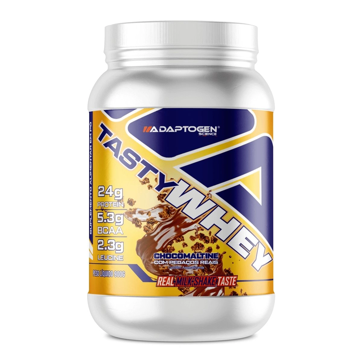 Tasty Whey 3w Gourmet Sabor Chocomaltine Com 900g Adaptogen