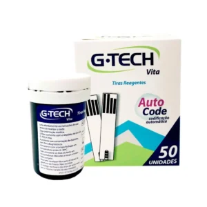 Tiras Reagentes De Teste G-tech Vita Com 50 Unidades