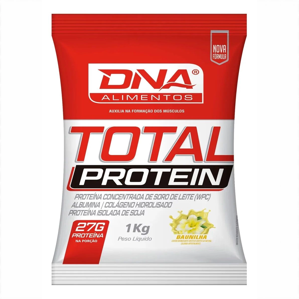 Total Protein Baunilha 1kg DNA Suplementos