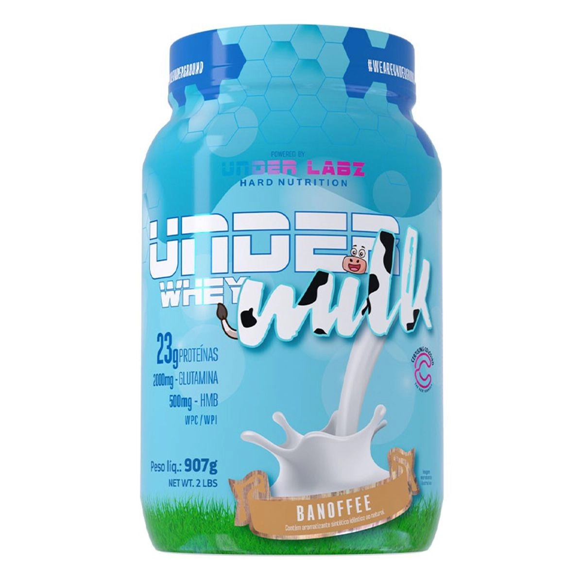 Under Milk Whey Sabor Banoffee Com 907g Under Labz