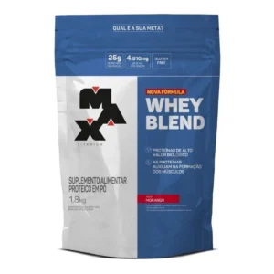 Whey Blend Sabor Morango 1,8Kg Max Titanium