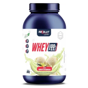 Whey Concentrado 100% Pure Sabor Sorvete de Baunilha 900G Absolut Nutrition