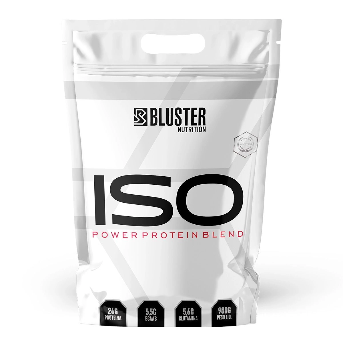 Whey Iso Blend Sabor Sorvete De Baunilha Com 900g Bluster Nutrition