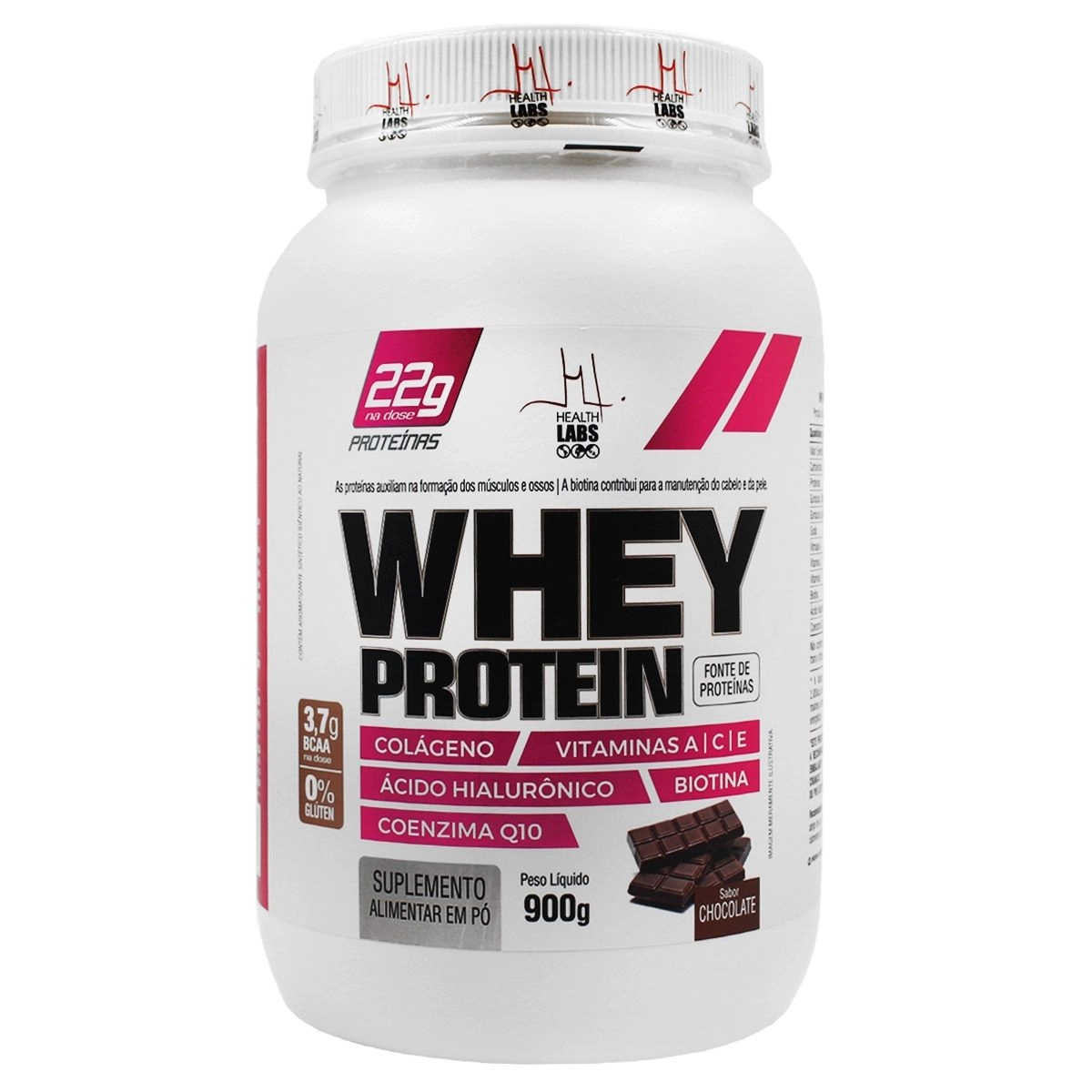 Whey Protein Sabor Chocolate 900G Health Labs